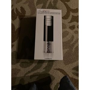 Metrokane Electric Rabbit rechargeable  corkscrew with foil cutter